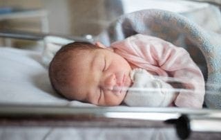 newborn baby in hospital